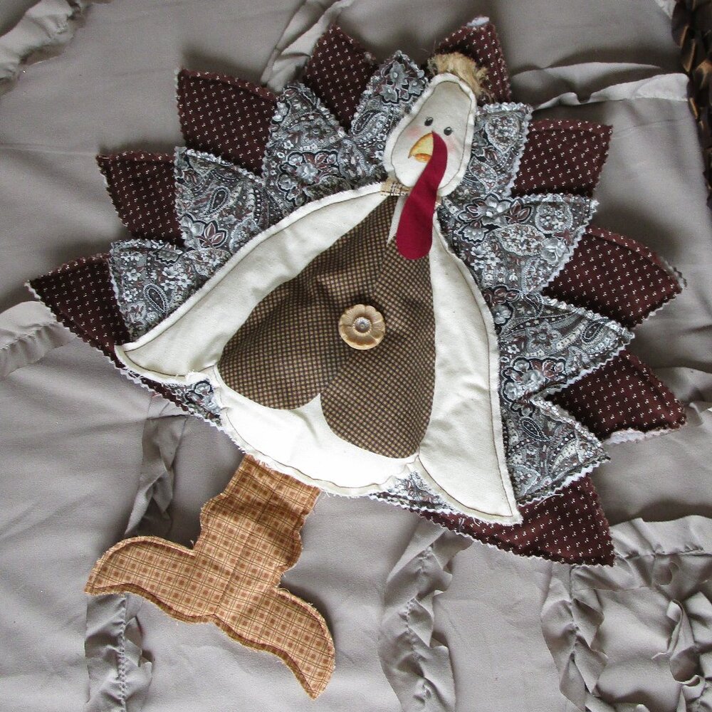 quilted turkey decoration